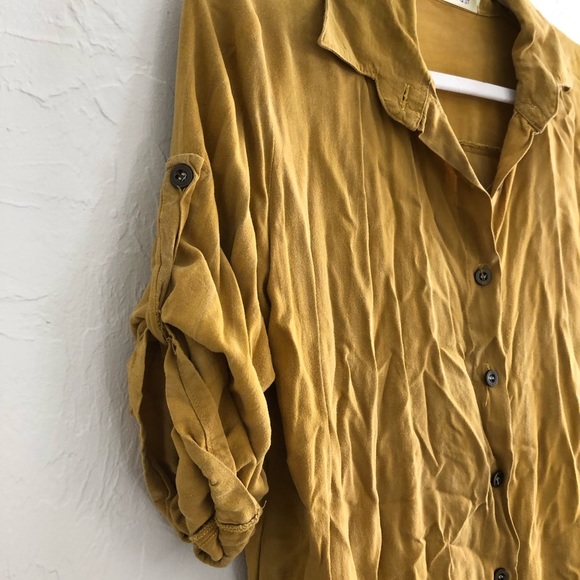 Vintage Mustard Yellow Dress - Picture 4 of 7